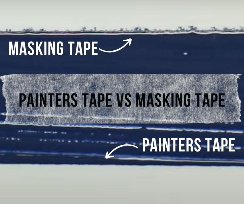 What is the Difference Between Painters Tape And Masking Tape?